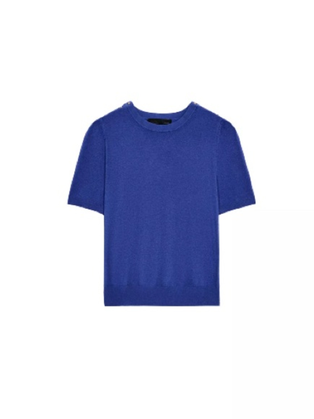 Zara Royal Blue Short Sleeve Knit Top